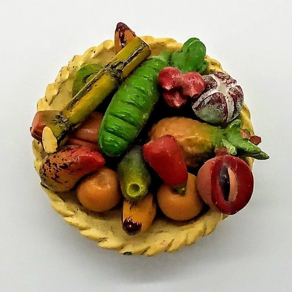 Ceramic Mini Fruit & Vegetable Basket